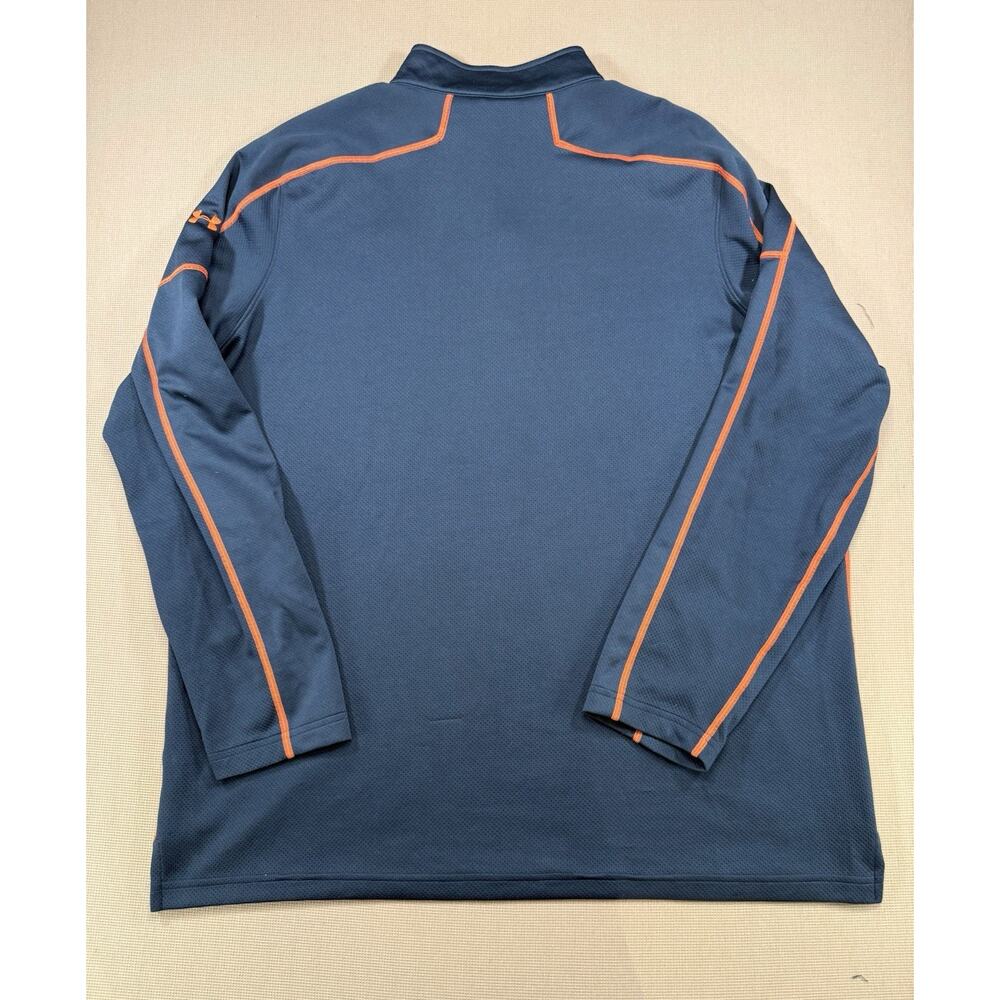Under Armour OSU Cowboys 1/4 Zip Pullover 3XL Loose AllSeasonGear Orange Trim - Picture 2 of 8